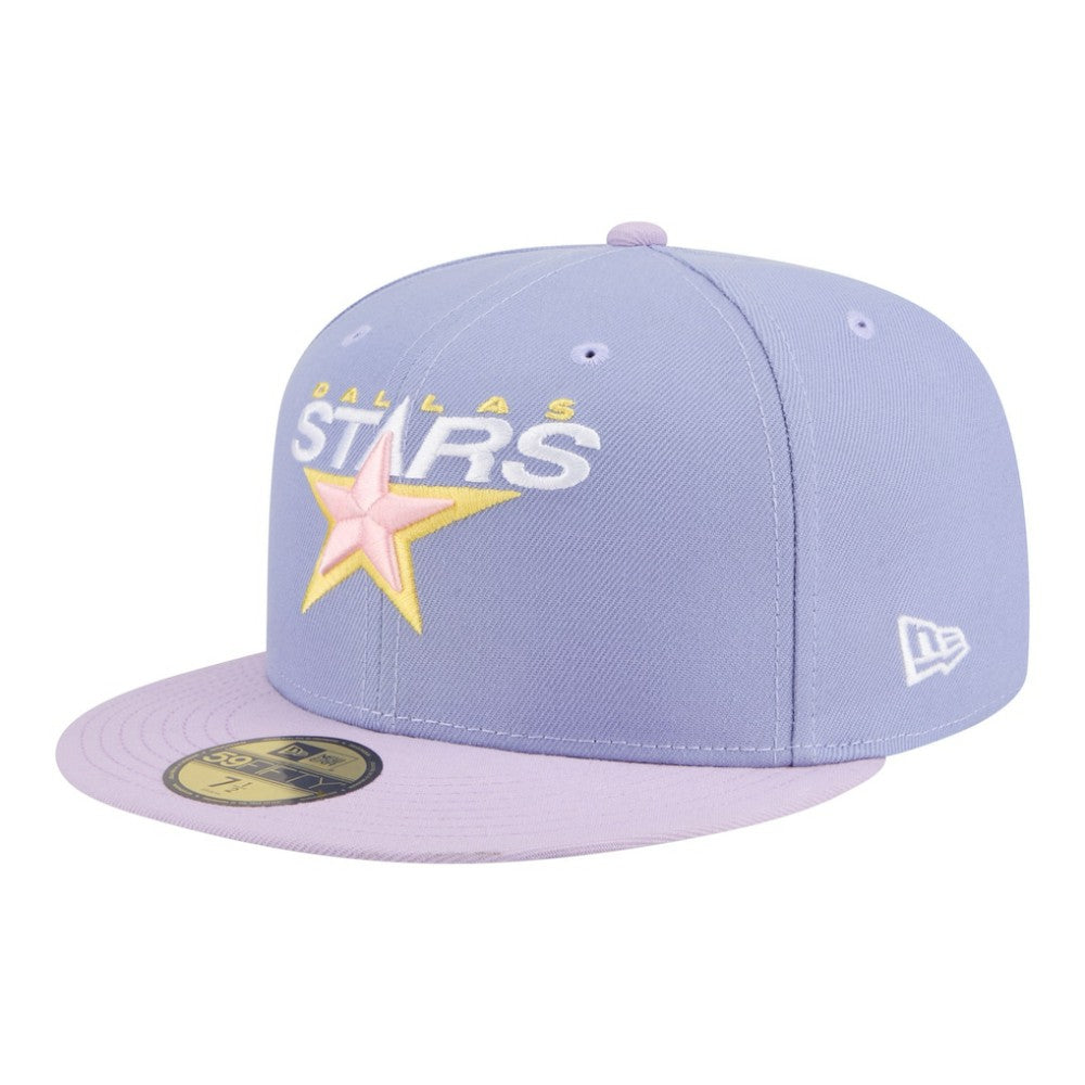 Dallas Stars New Era Lavender Bloom 59FIFTY Fitted Hat For Sale