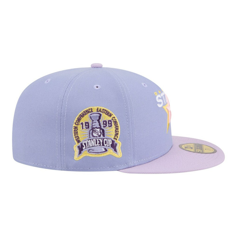 Dallas Stars New Era Lavender Bloom 59FIFTY Fitted Hat For Sale