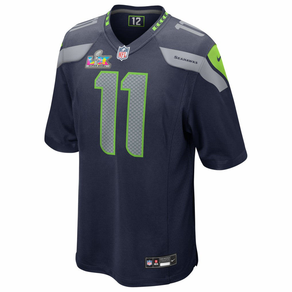 Seattle Seahawks Nike Jaxon Smith-Njigba  Super Bowl LX Patch Game Jersey