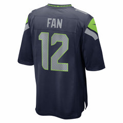 Seattle Seahawks Nike 12s  Super Bowl LX Patch Game Jersey