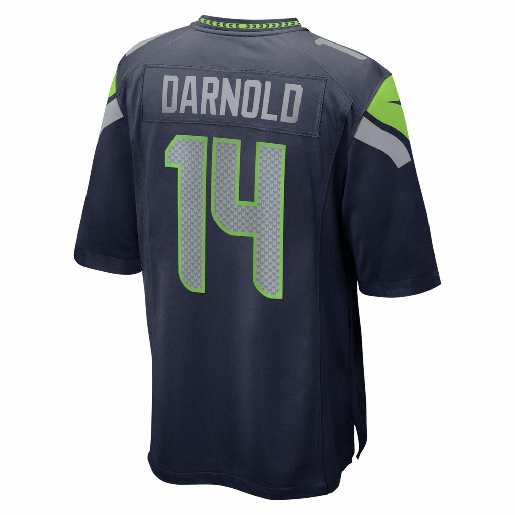 Seattle Seahawks Nike Sam Darnold  Super Bowl LX Patch Game Jersey