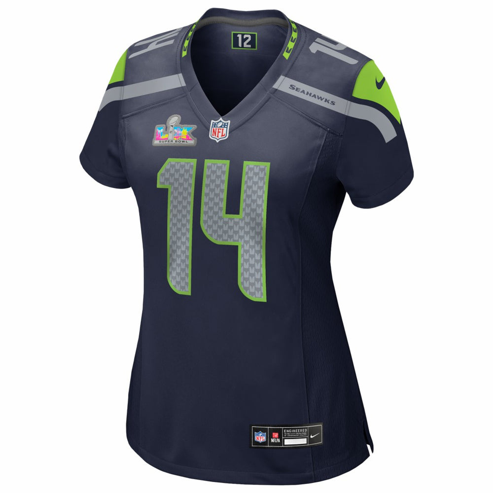 Seattle Seahawks Nike Sam Darnold  Women's Super Bowl LX Patch Game Jersey