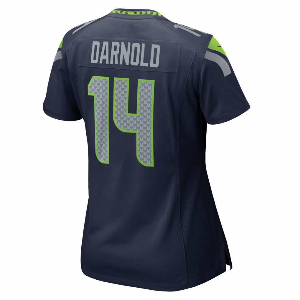 Seattle Seahawks Nike Sam Darnold  Women's Super Bowl LX Patch Game Jersey