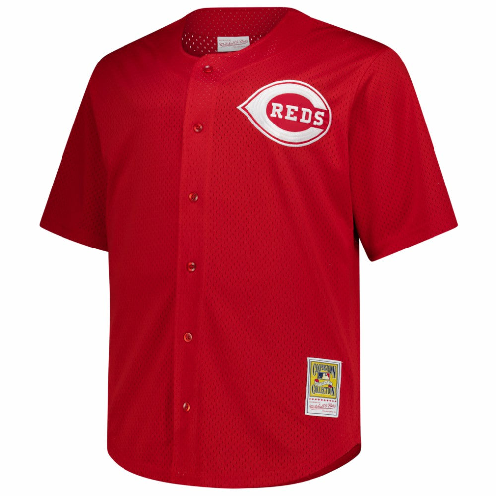 Deion Sanders Cincinnati Reds Mitchell & Ness Big & Tall Cooperstown Mesh Batting Practice Jersey | MLB Near me