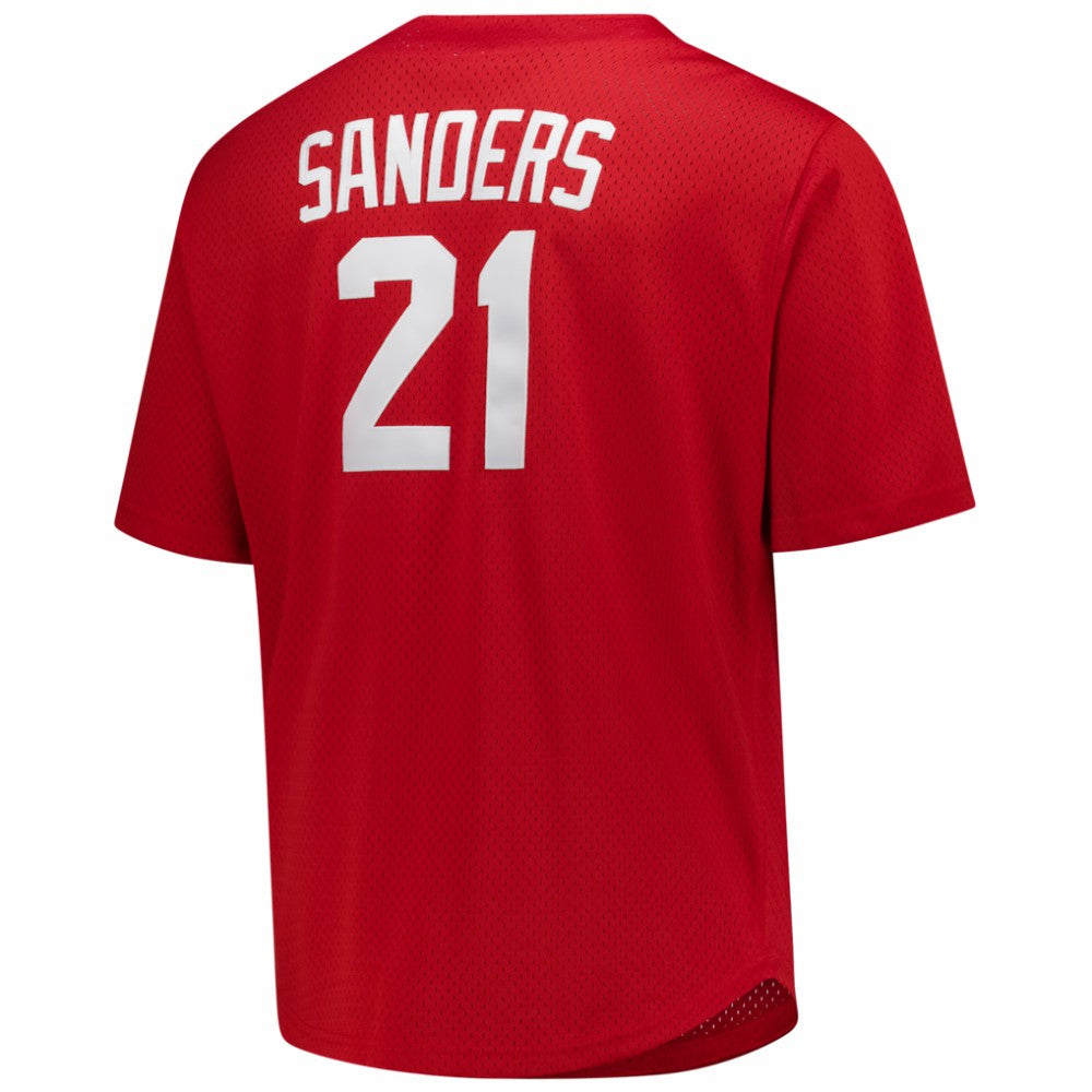Deion Sanders Cincinnati Reds Mitchell & Ness Big & Tall Cooperstown Mesh Batting Practice Jersey | MLB Near me