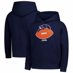 Chicago Bears Mitchell & Ness Youth Retro Logo Hoodie