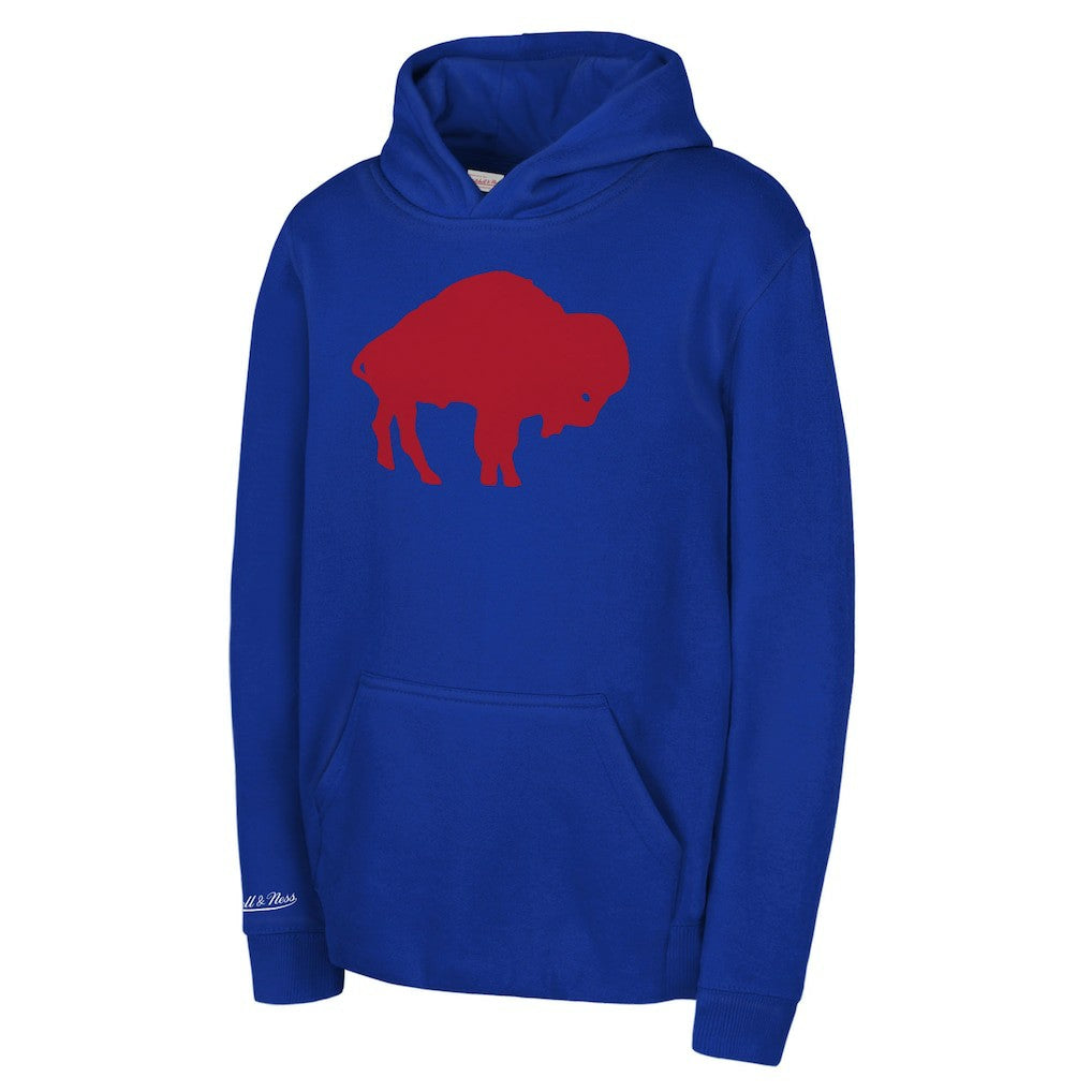 Buffalo Bills Mitchell & Ness Youth Retro Logo Hoodie