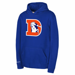 Denver Broncos Mitchell & Ness Youth Retro Logo Hoodie
