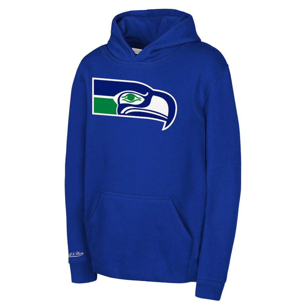 Seattle Seahawks Mitchell & Ness Youth Retro Logo Hoodie