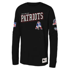 New England Patriots Mitchell & Ness Youth Training Camp Long Sleeve T-Shirt