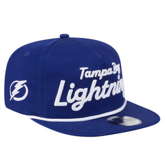 Tampa Bay Lightning New Era Team Text Golfer Adjustable Hat Discount