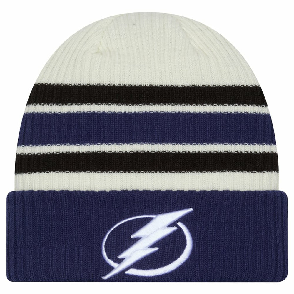 Tampa Bay Lightning New Era Vintage Cuffed Knit Hat Outlet