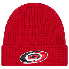 Carolina Hurricanes New Era Waffle Cuffed Knit Hat On Sale