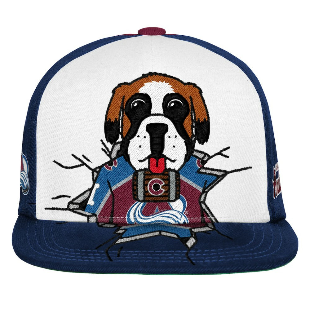 Colorado Avalanche Mitchell & Ness Youth Mascot Snapback Hat Sale