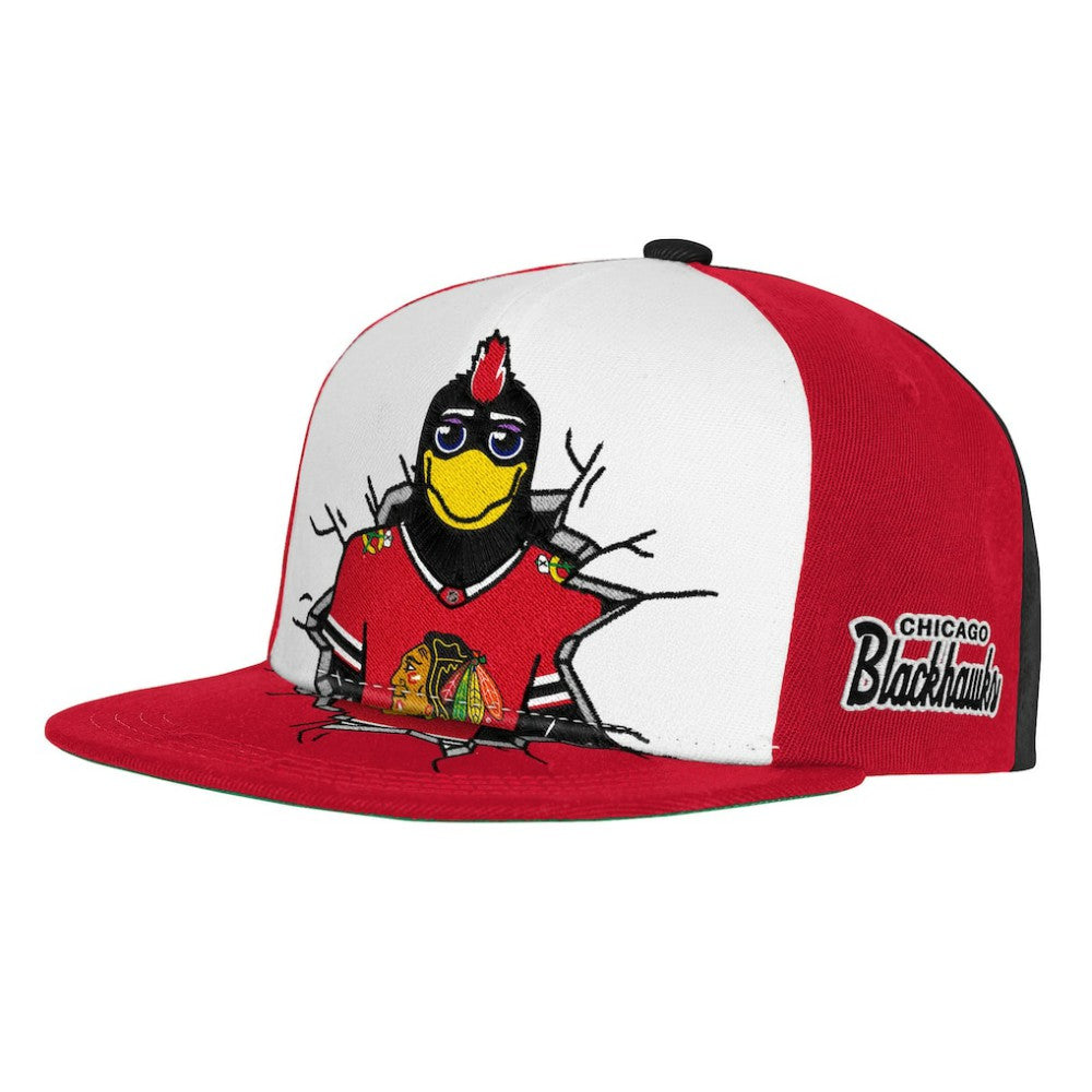 Chicago Blackhawks Mitchell & Ness Youth Mascot Snapback Hat On Sale
