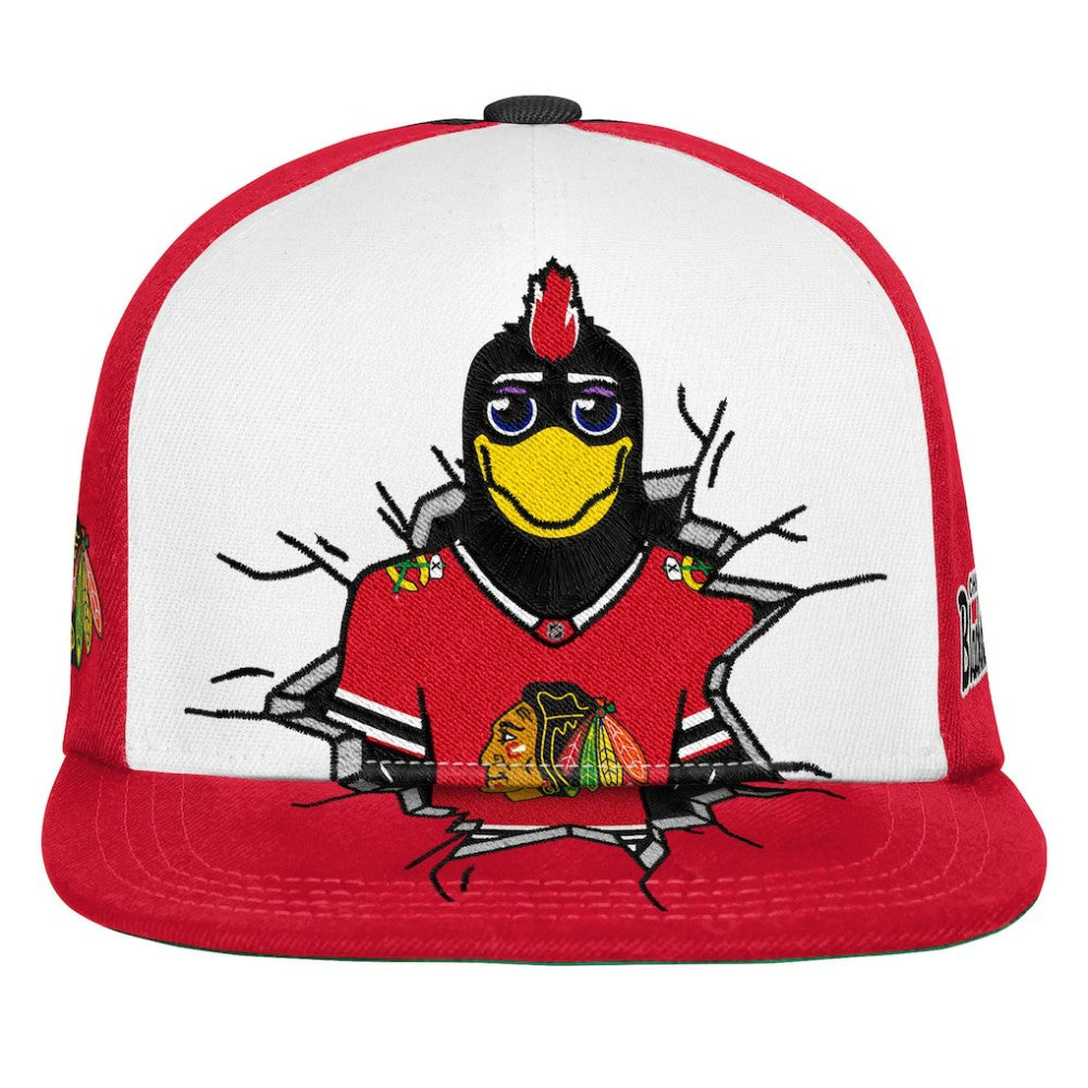 Chicago Blackhawks Mitchell & Ness Youth Mascot Snapback Hat On Sale