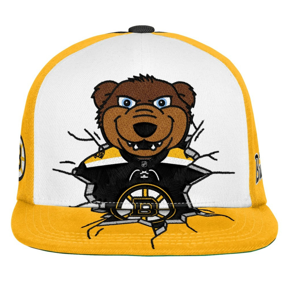 Boston Bruins Mitchell & Ness Youth Mascot Snapback Hat Sale