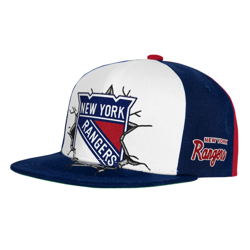 New York Rangers Mitchell & Ness Youth Mascot Snapback Hat Discount