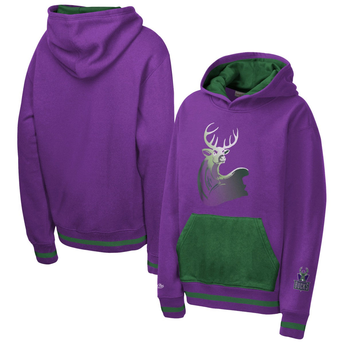Milwaukee Bucks Youth Playmaker Fashion Fleece Hoodie On Sale