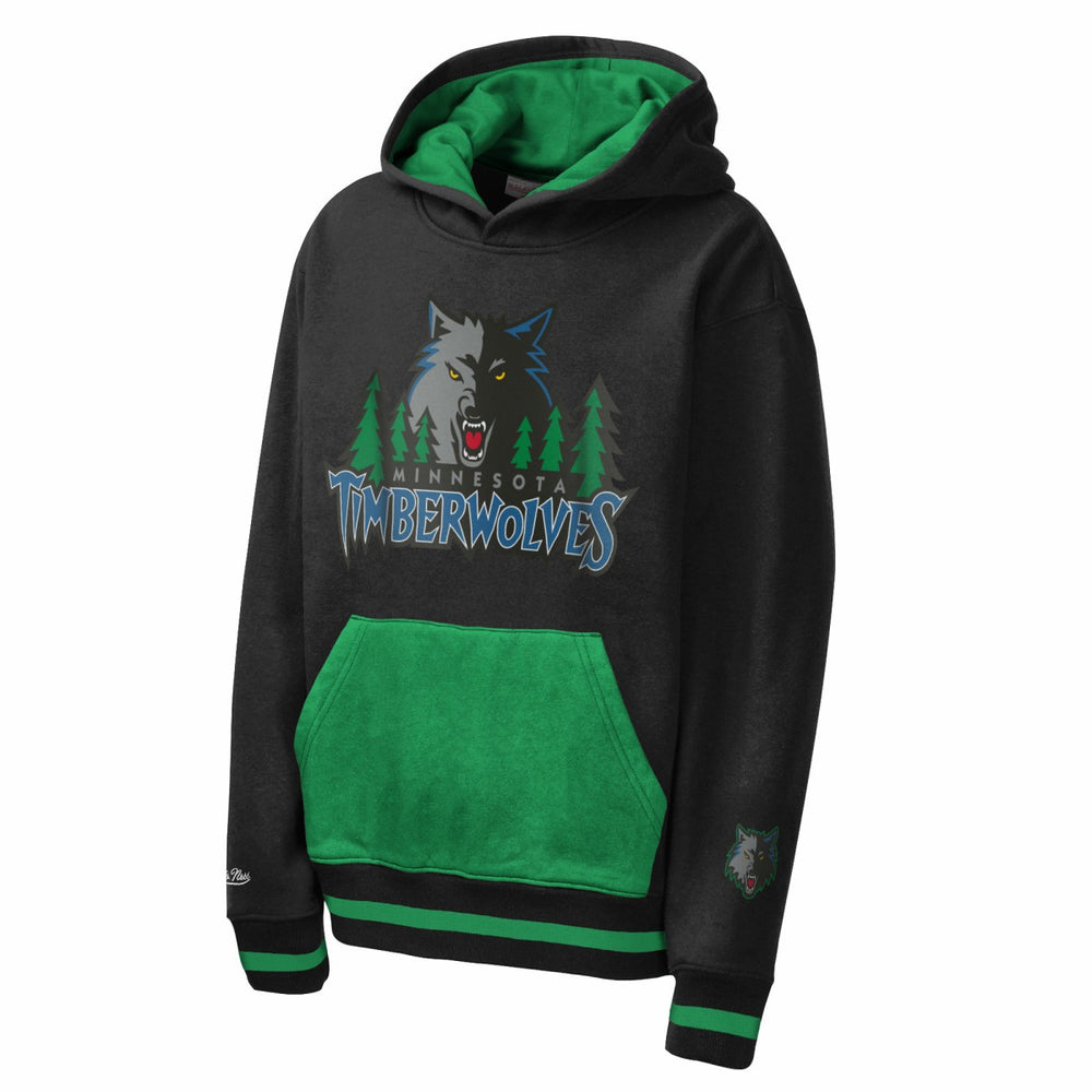 Minnesota Timberwolves Youth Playmaker Fashion Fleece Hoodie New