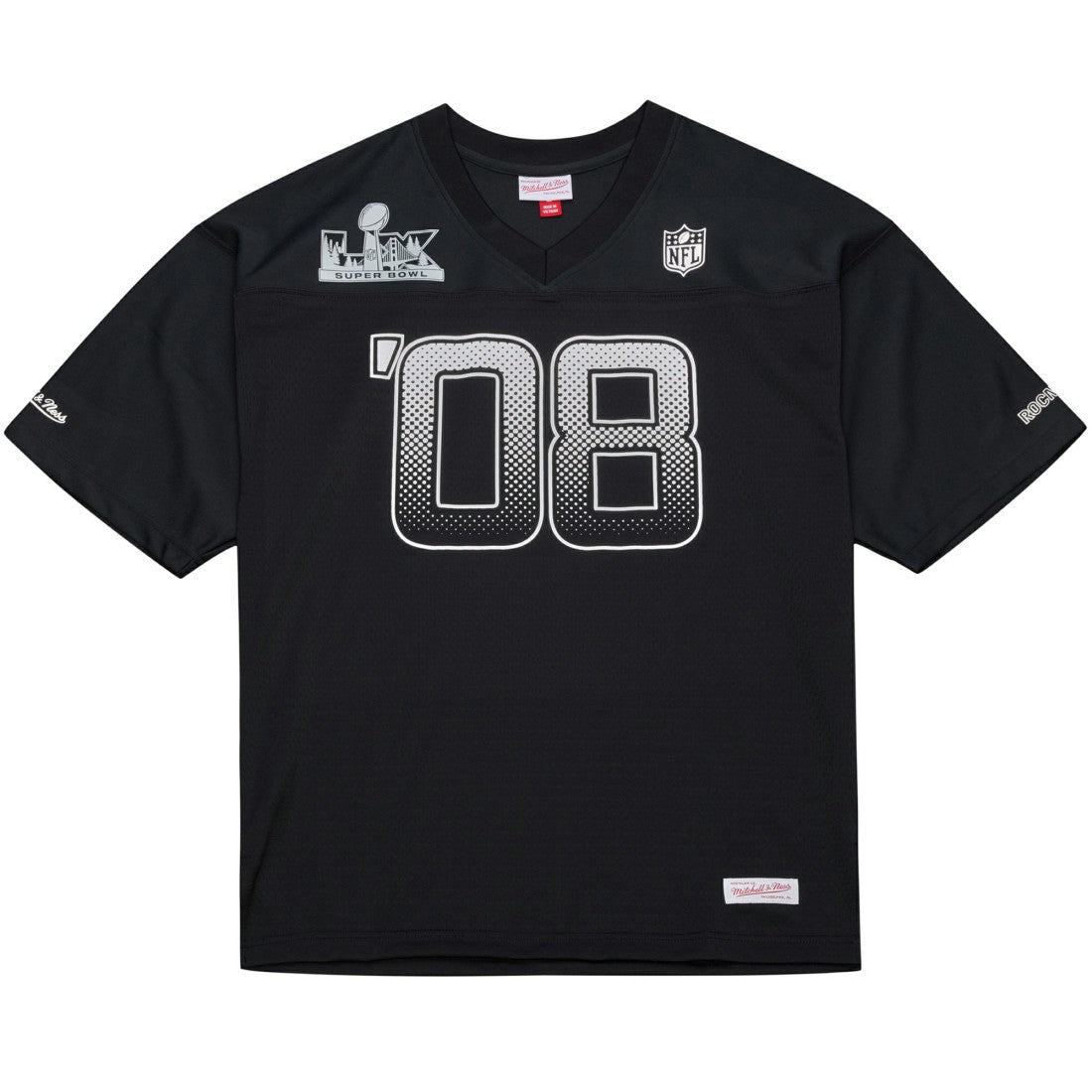 New England Patriots Mitchell & Ness Super Bowl LX x Roc Nation Legacy Jersey
