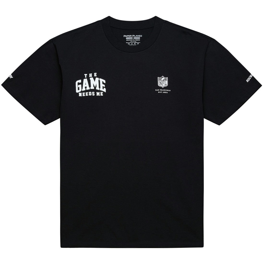 New England Patriots  Super Bowl LX Roc Nation x Paper Planes x NFL T-Shirt