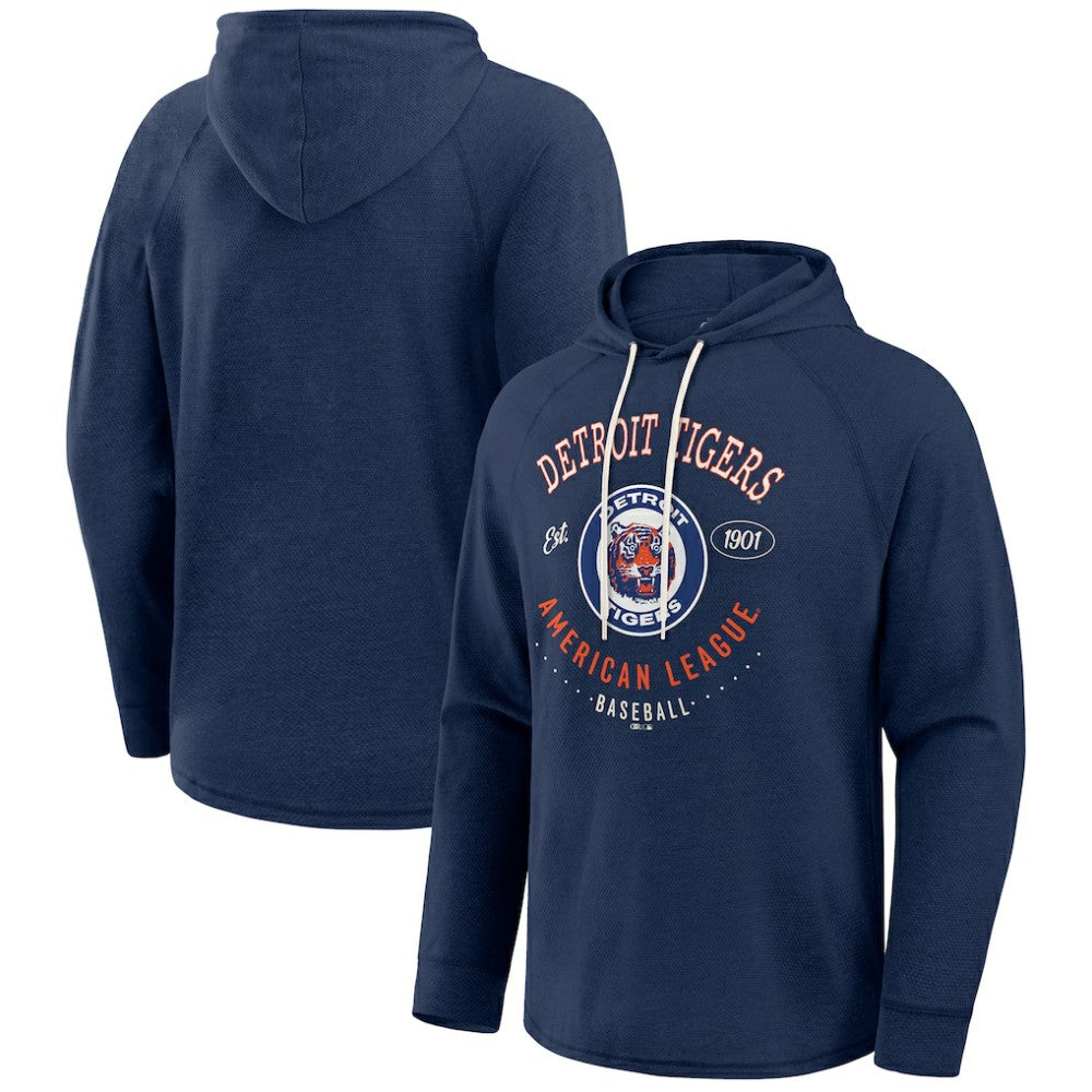 Detroit Tigers Darius Rucker Collection by Fanatics Raglan Hooded Long Sleeve T-Shirt | MLB New