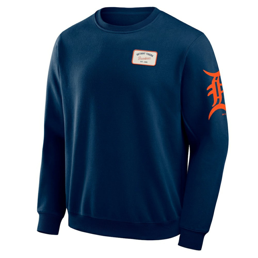 Detroit Tigers Darius Rucker Collection by Fanatics Washed Crew Neck Pullover Sweatshirt | MLB Discount