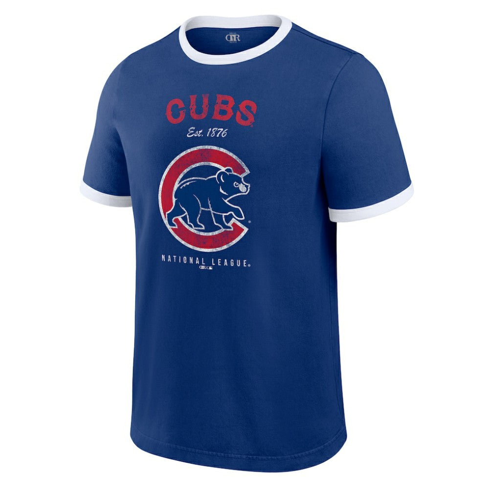 Chicago Cubs Darius Rucker Collection by Fanatics Washed Ringer T-Shirt | MLB Outlet