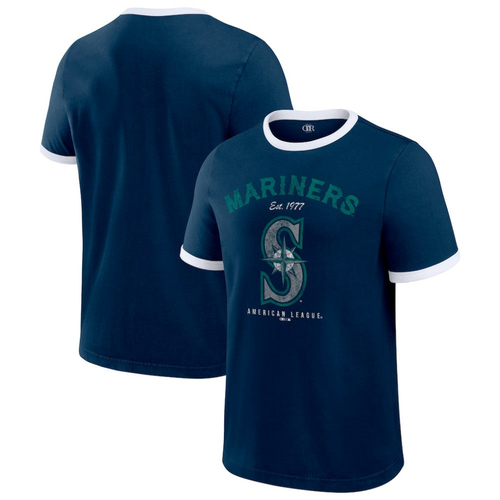 Seattle Mariners Darius Rucker Collection by Fanatics Washed Ringer T-Shirt | MLB US