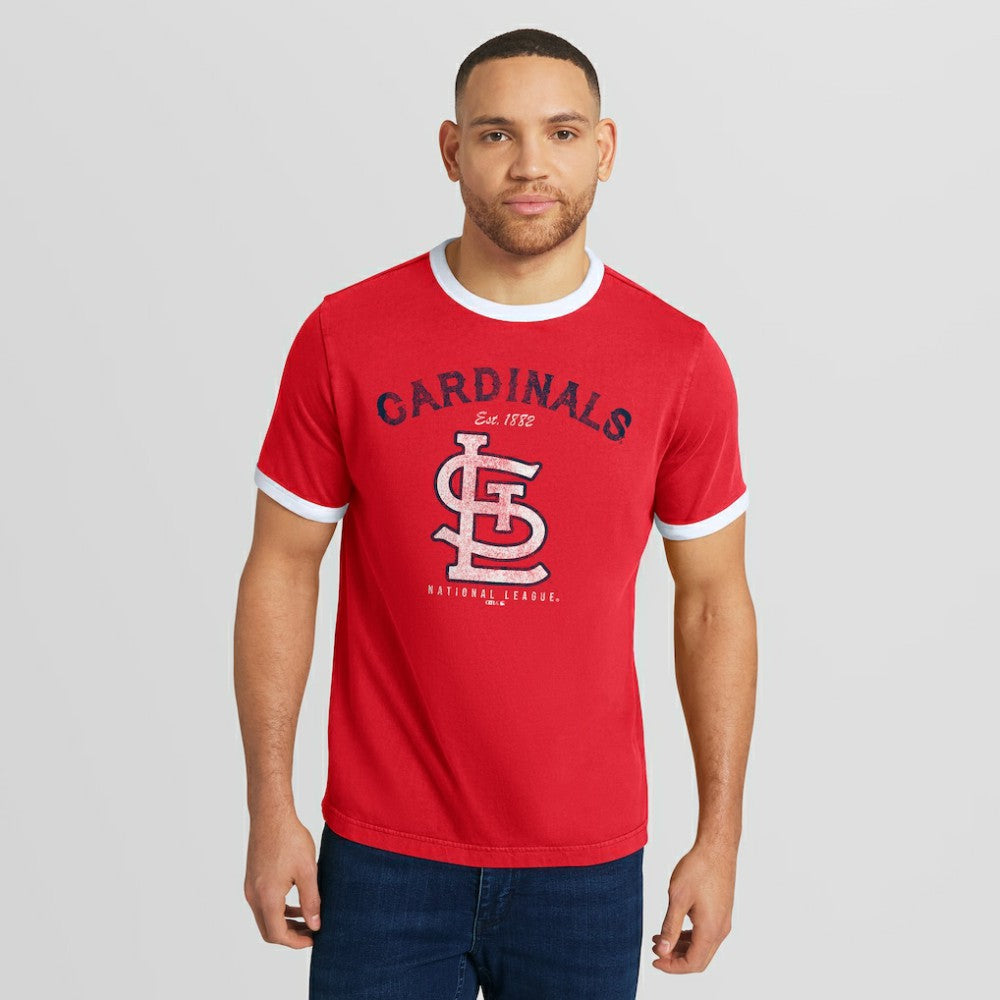 St. Louis Cardinals Darius Rucker Collection by Fanatics Washed Ringer T-Shirt | MLB Discount