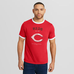 Cincinnati Reds Darius Rucker Collection by Fanatics Washed Ringer T-Shirt | MLB On Sale
