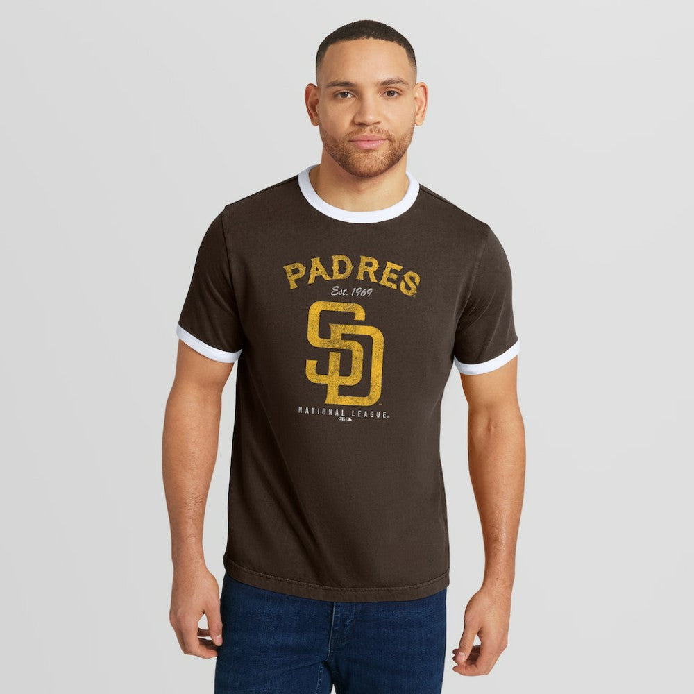 San Diego Padres Darius Rucker Collection by Fanatics Washed Ringer T-Shirt | MLB Online