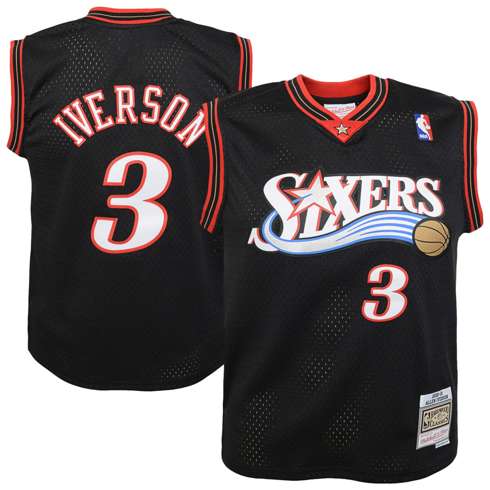 Allen Iverson Philadelphia 76ers Youth 2000-01 Swingman Road Jersey Outlet