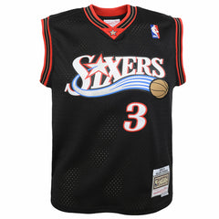 Allen Iverson Philadelphia 76ers Youth 2000-01 Swingman Road Jersey Outlet