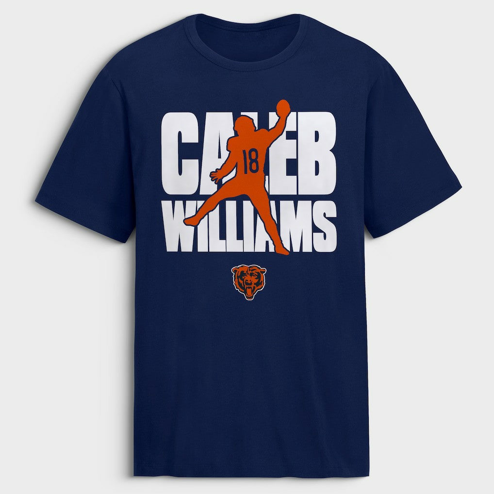Chicago Bears  Caleb Williams  Silo T-Shirt