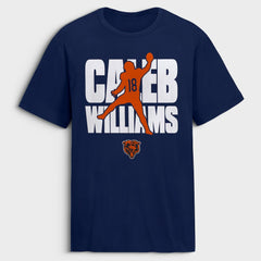 Chicago Bears  Caleb Williams  Silo T-Shirt