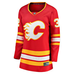 Dustin Wolf Calgary Flames Fanatics Women's Home Breakaway Jersey Sale