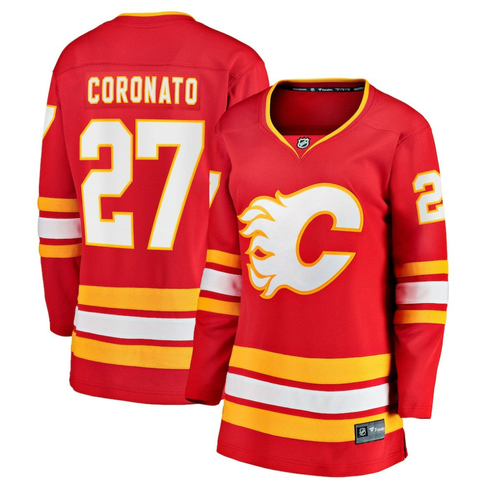 Matt Coronato Calgary Flames Fanatics Women's Home Breakaway Jersey Discount