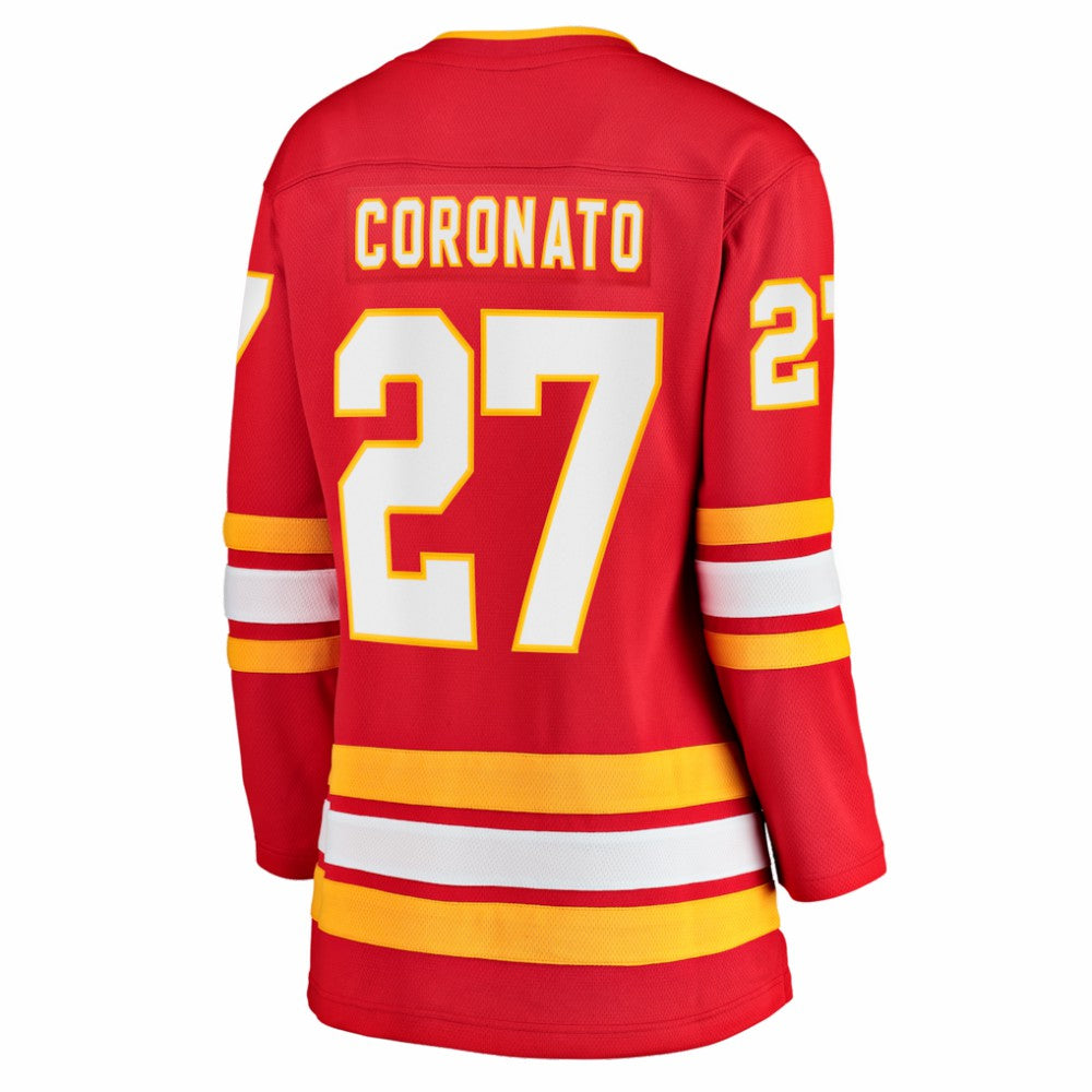 Matt Coronato Calgary Flames Fanatics Women's Home Breakaway Jersey Discount