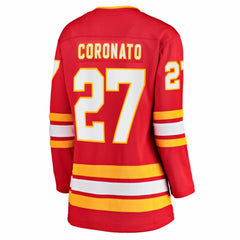 Matt Coronato Calgary Flames Fanatics Women's Home Breakaway Jersey Discount