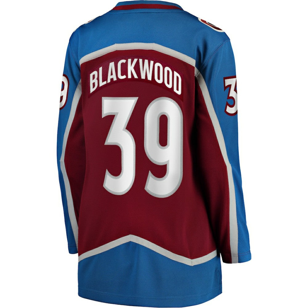 Mackenzie Blackwood Colorado Avalanche Fanatics Women's Home Breakaway Jersey On Sale