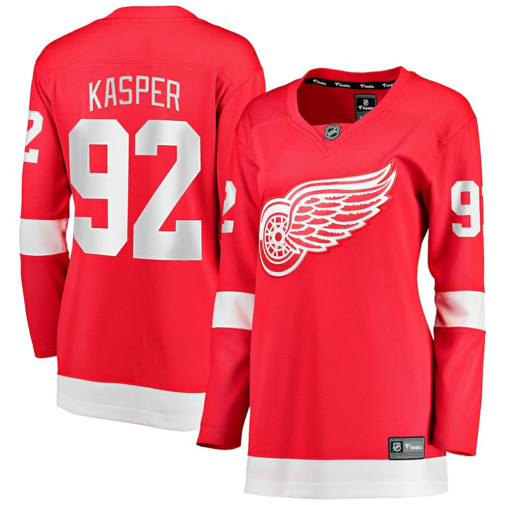 Marco Kasper Detroit Red Wings Fanatics Women's Home Breakaway Jersey Sale