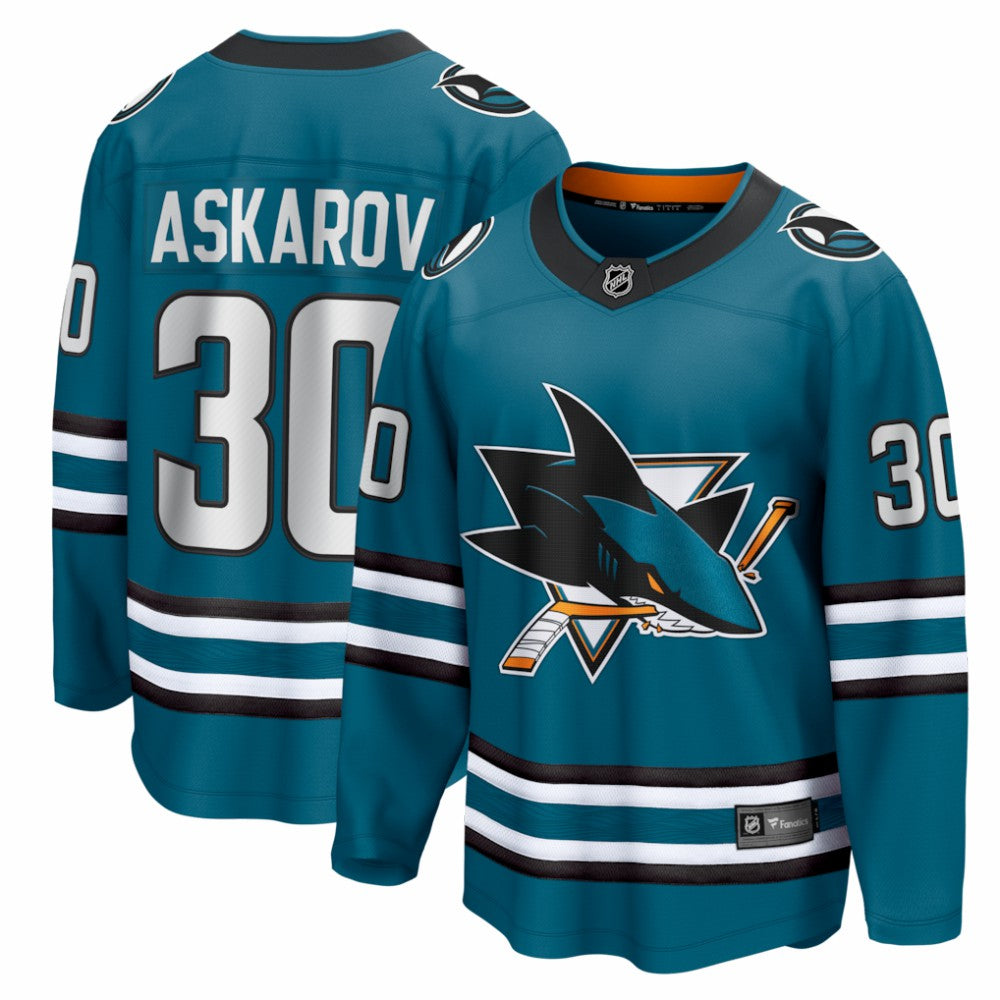 Yaroslav Askarov San Jose Sharks Fanatics Home Breakaway Jersey Discount