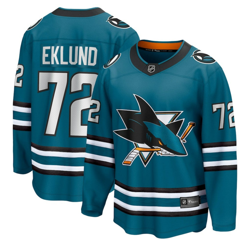 William Eklund San Jose Sharks Fanatics Home Breakaway Jersey On Sale