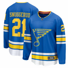 Jimmy Snuggerud St. Louis Blues Fanatics Home Breakaway Jersey On Sale