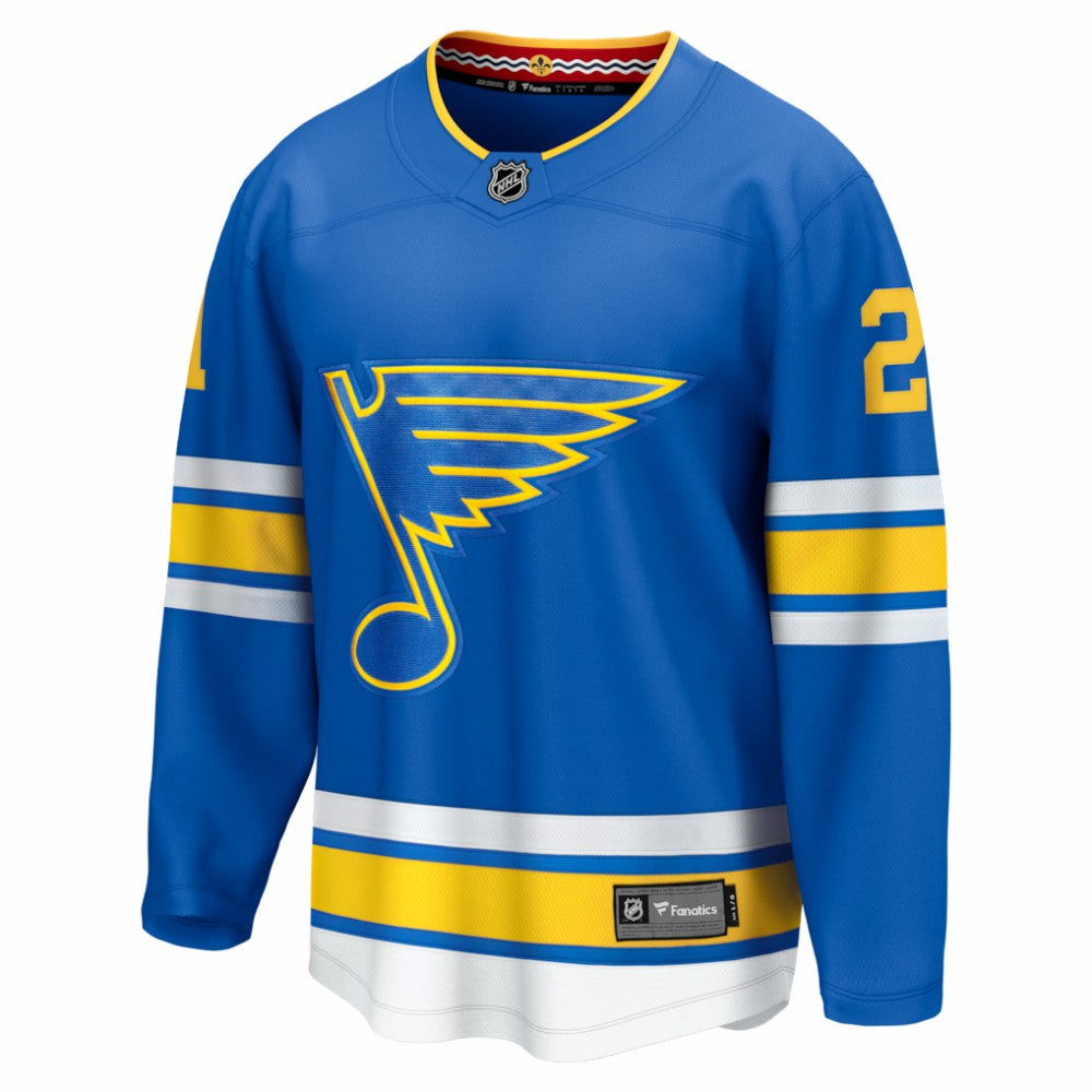 Jimmy Snuggerud St. Louis Blues Fanatics Home Breakaway Jersey On Sale