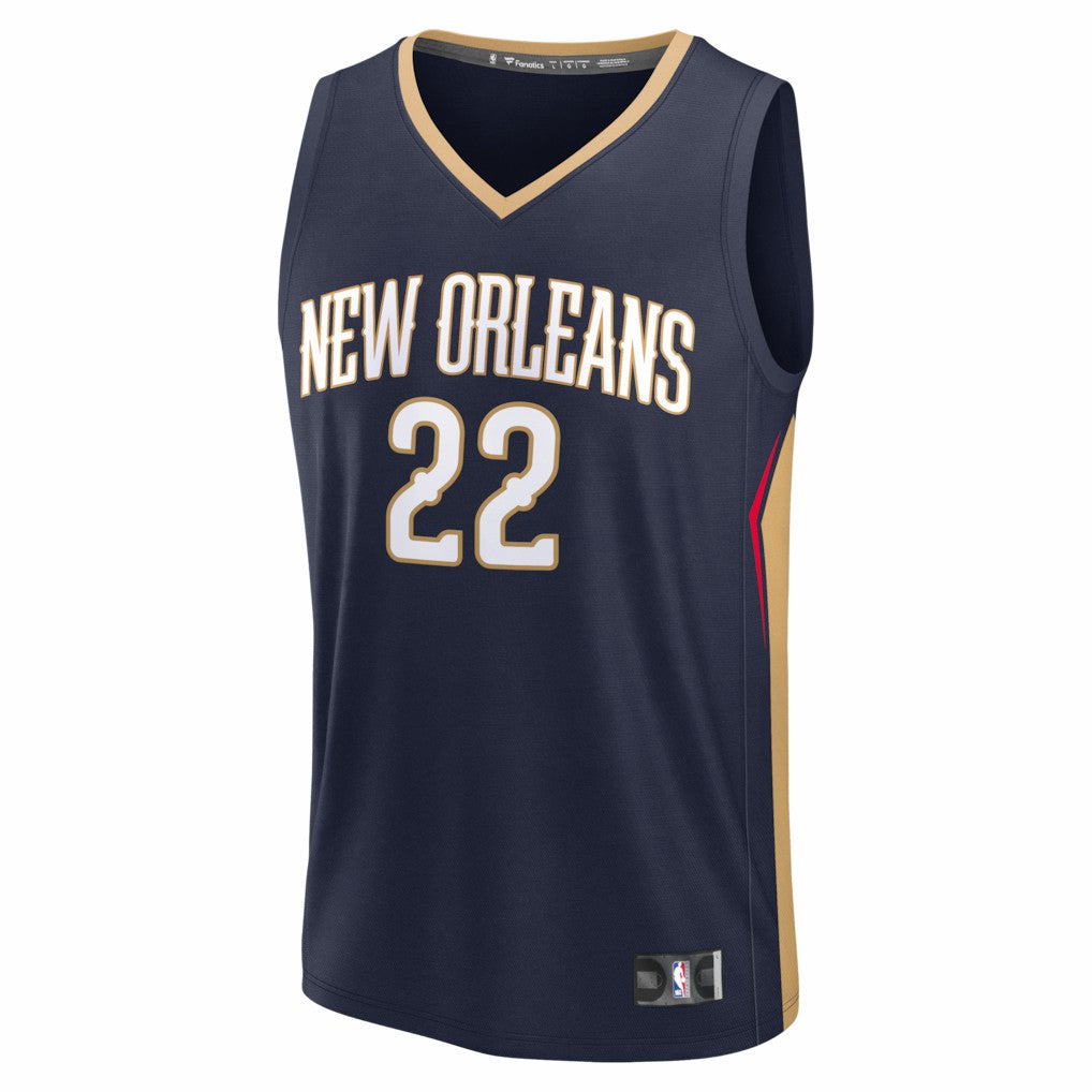 Derik Queen New Orleans Pelicans Fast Break Replica Jersey New