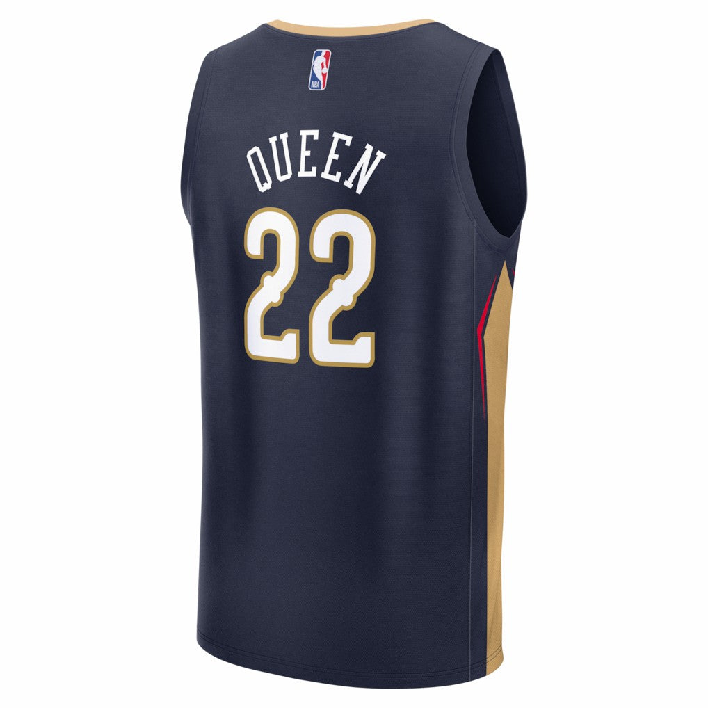 Derik Queen New Orleans Pelicans Fast Break Replica Jersey New
