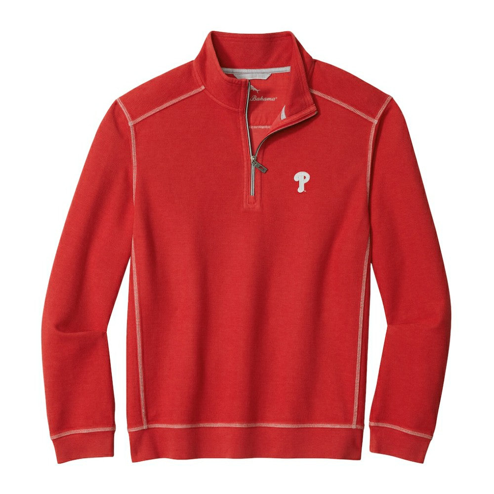 Philadelphia Phillies Tommy Bahama Montego Bay Half-Zip Sweatshirt | MLB New